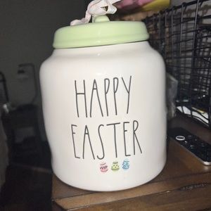 Rae dunn happy Easter canister